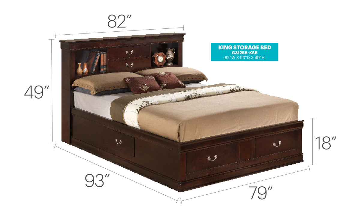 Louis Phillipe Bedroom Collection