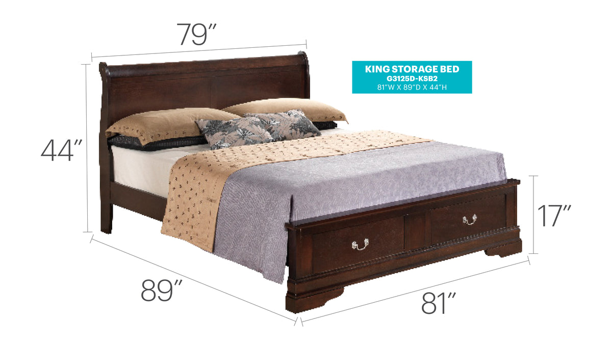 Louis Phillipe Bedroom Collection