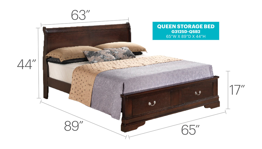 Louis Phillipe Bed