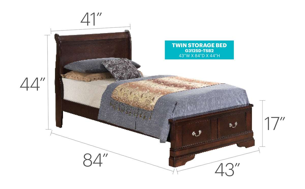 Louis Phillipe Bed