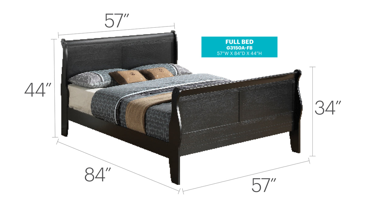 Louis Phillipe Bed