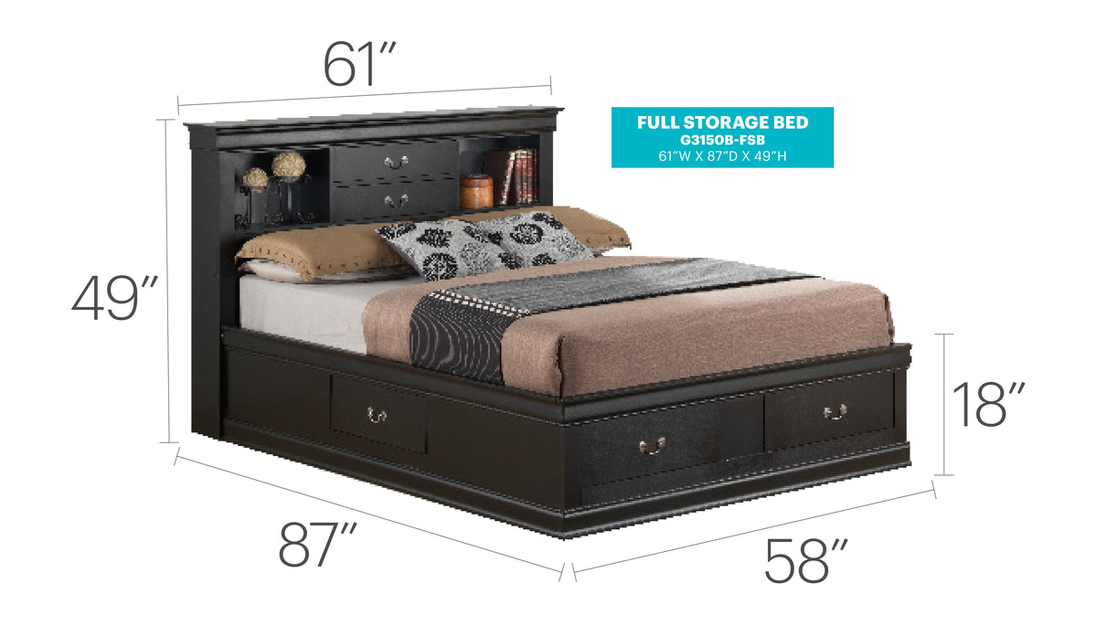 Louis Phillipe Bedroom Collection