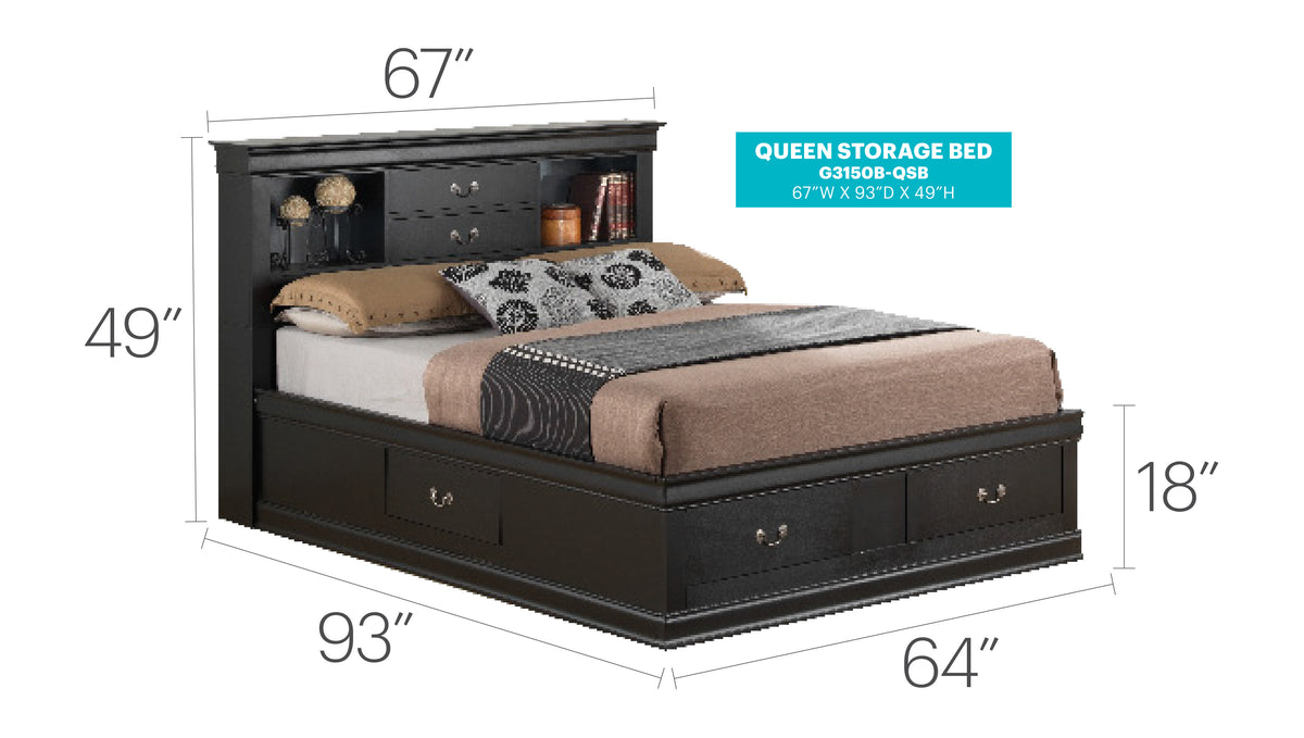 Louis Phillipe Bedroom Collection