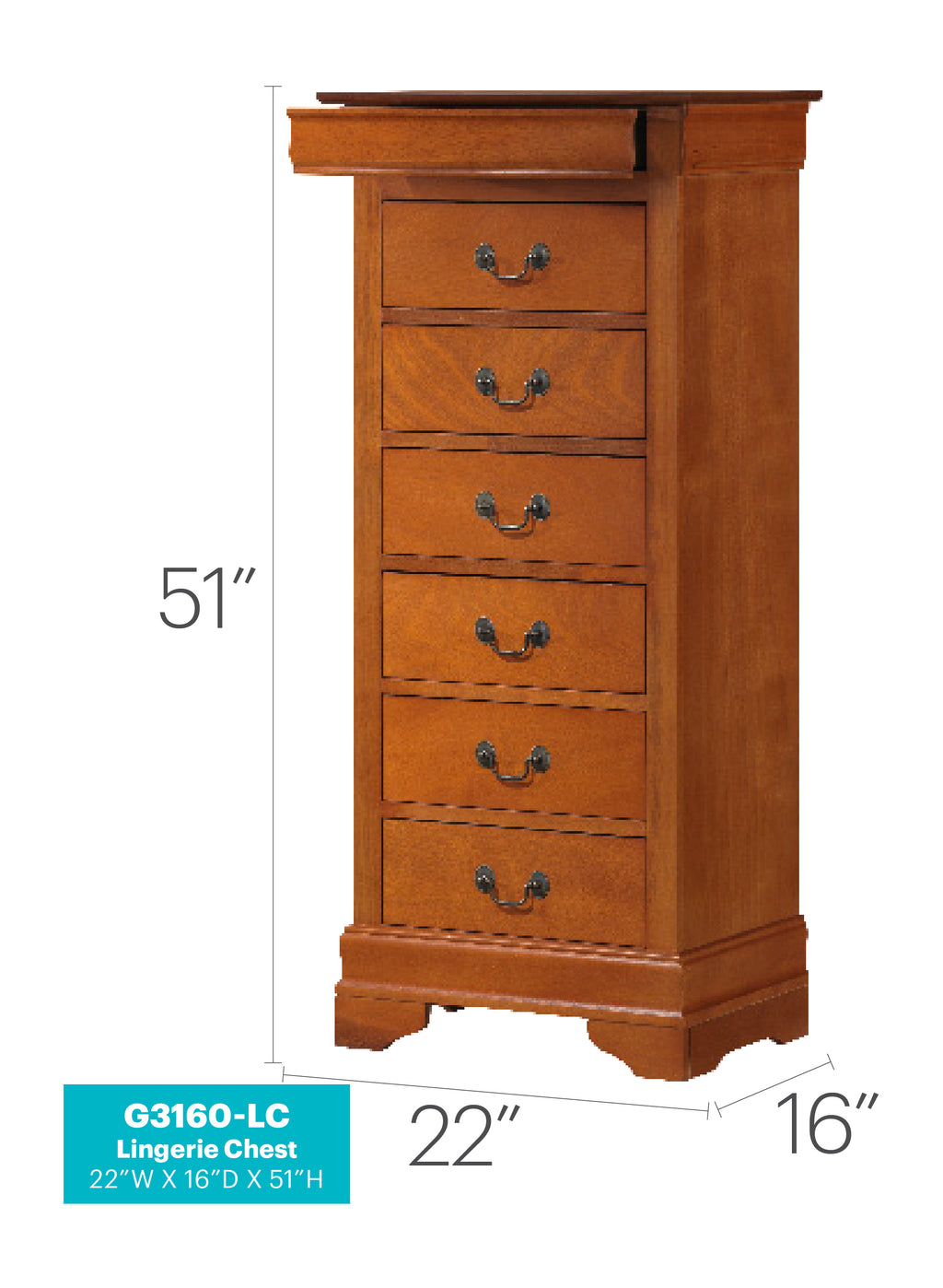 Louis Phillipe Lingerie Chest
