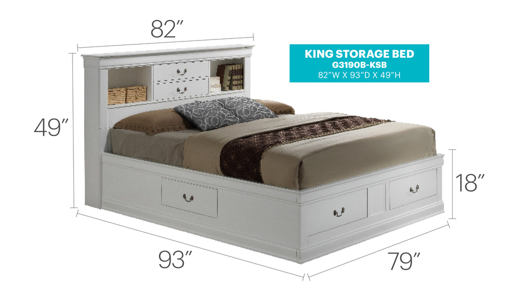 Louis Phillipe Bedroom Collection