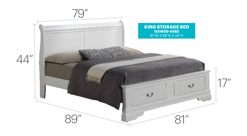 Louis Phillipe Bedroom Collection