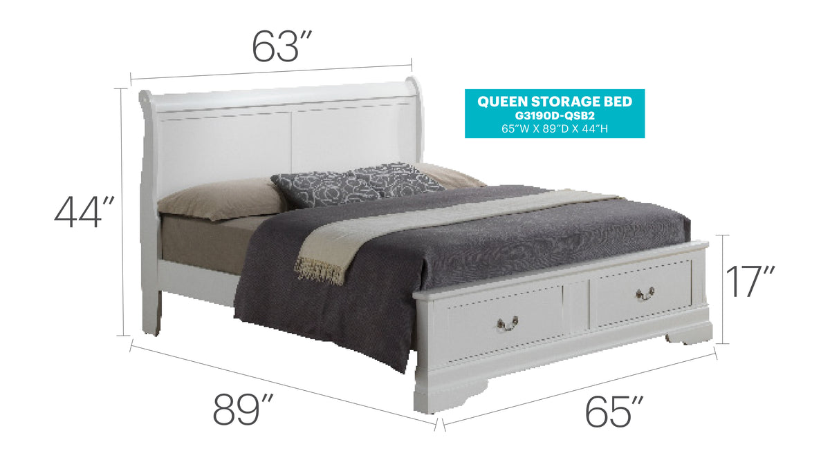Louis Phillipe Bedroom Collection