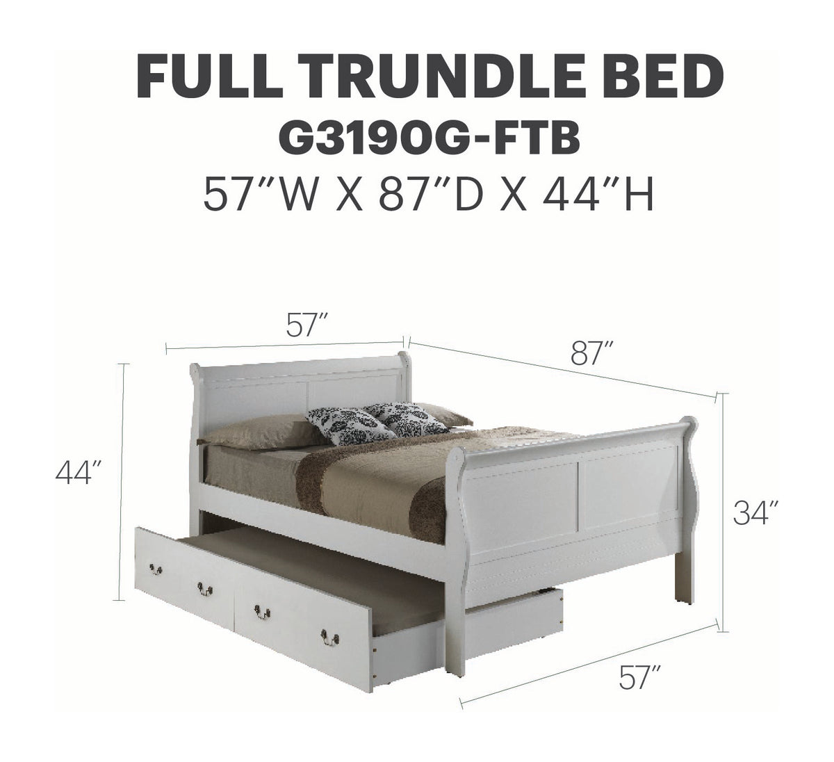 Louis Phillipe Bedroom Collection