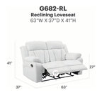 Daria Reclining Loveseat