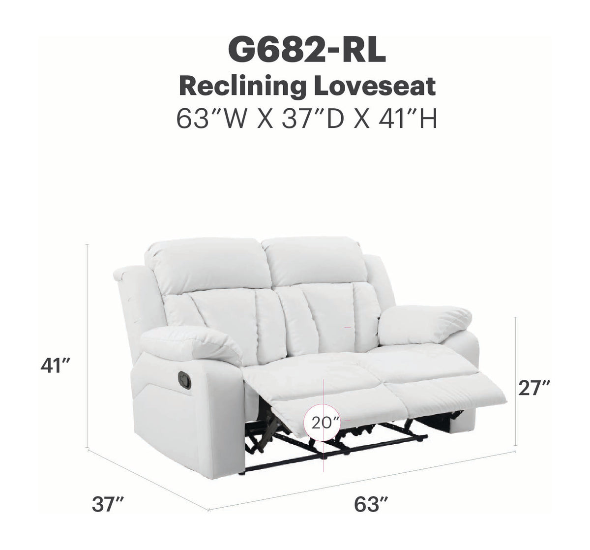 Daria Reclining Loveseat