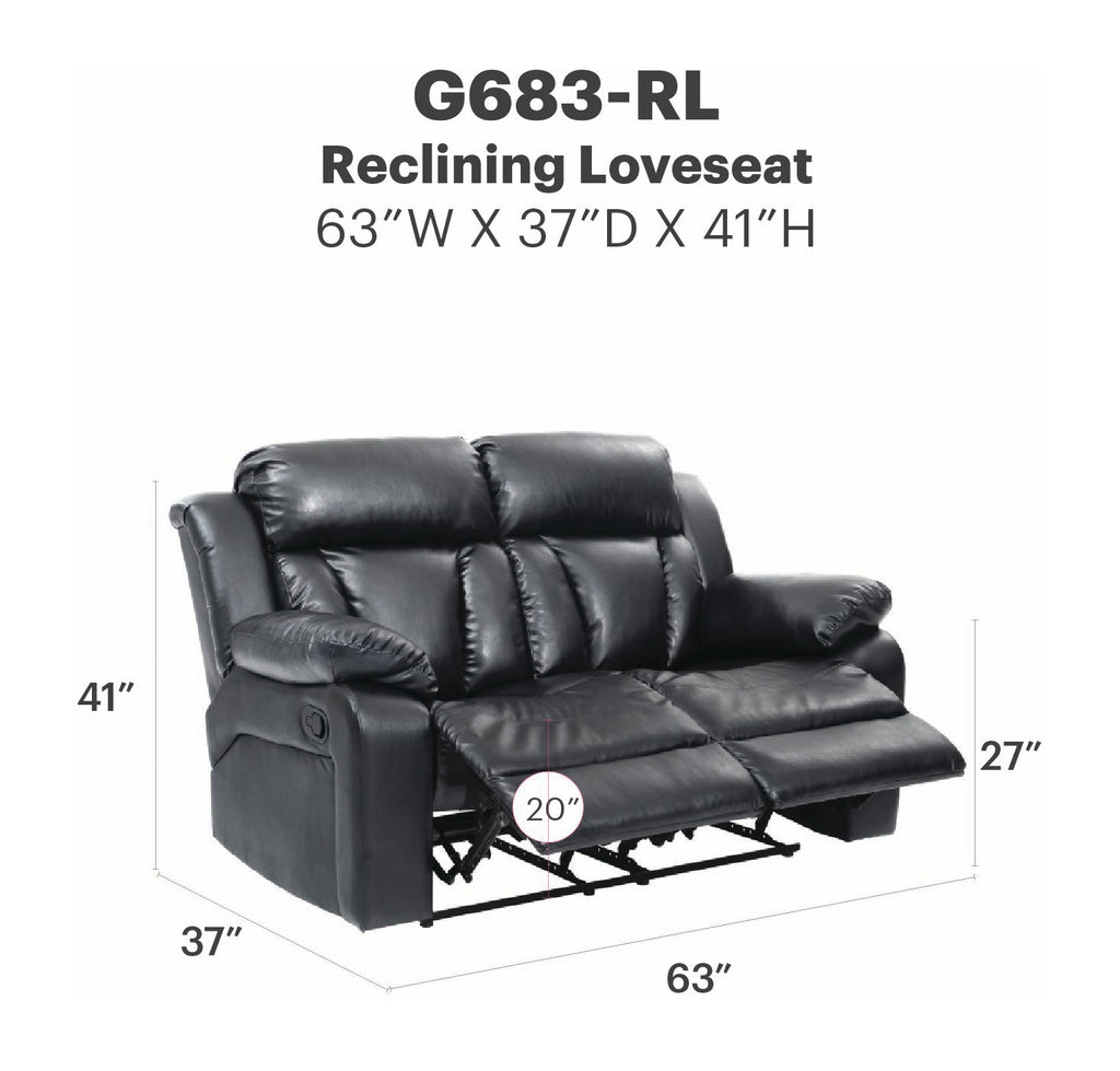 Daria Reclining Loveseat