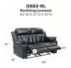 Daria Reclining Loveseat