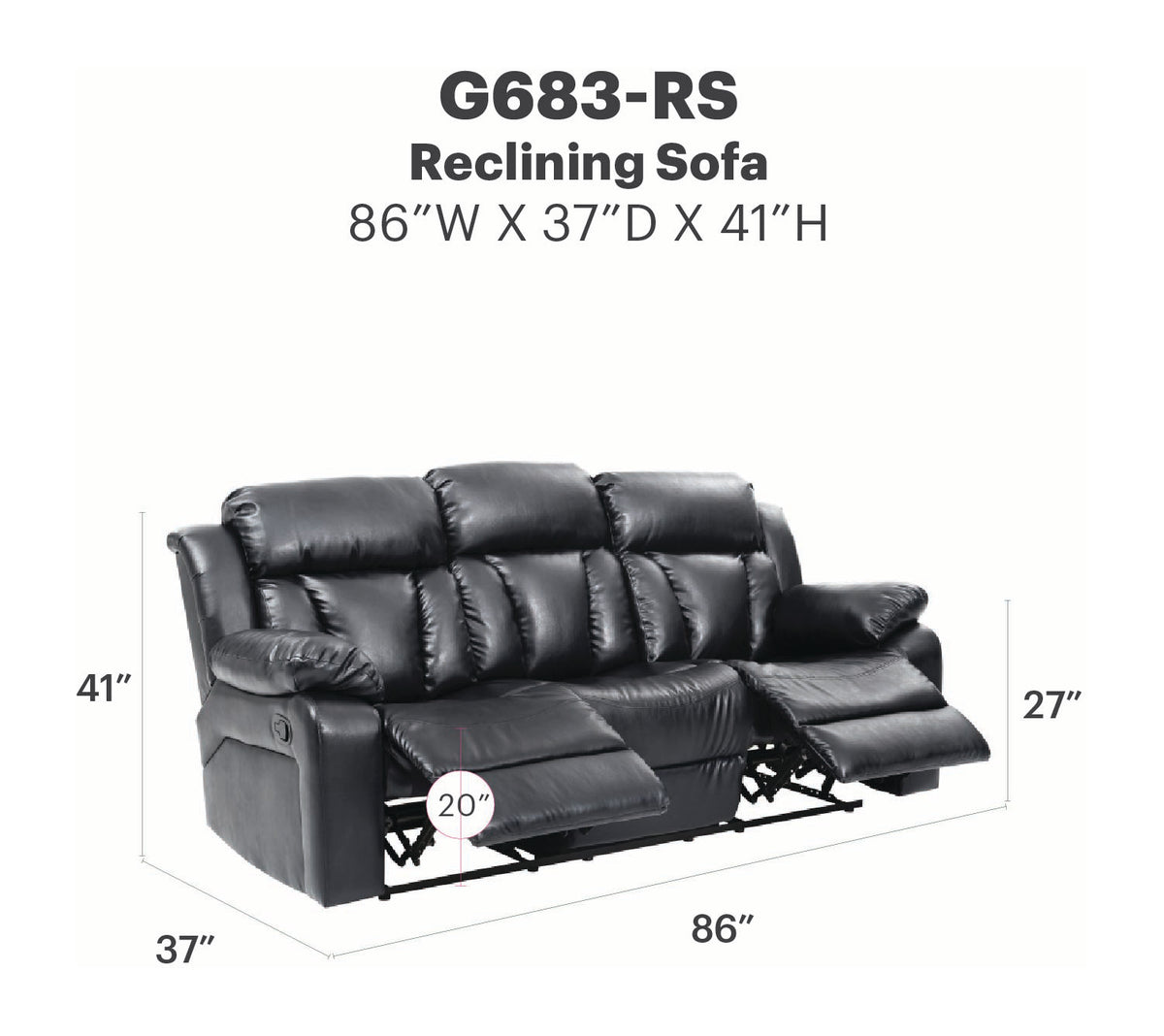 Daria Reclining Sofa