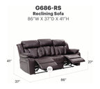 Daria Reclining Sofa