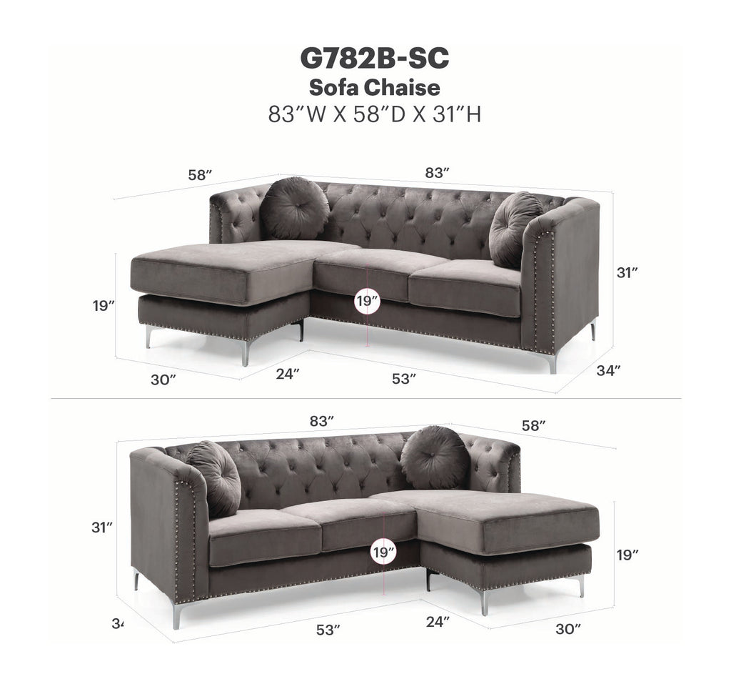 Pompano Sofa Chaise