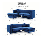 Delray Sofa Chaise