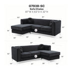 Delray Sofa Chaise