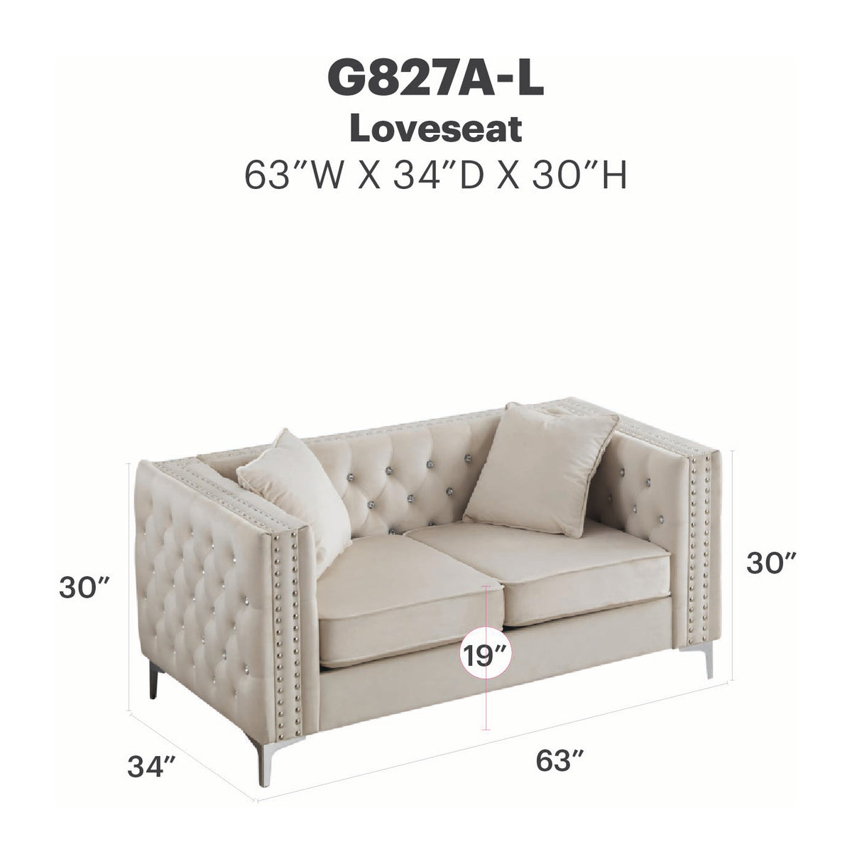 Paige Loveseat