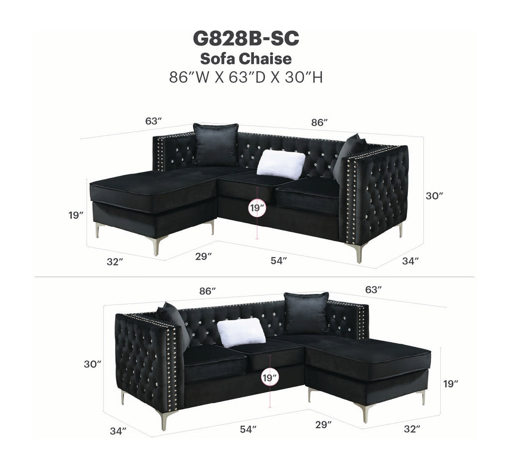 Paige Sofa Chaise