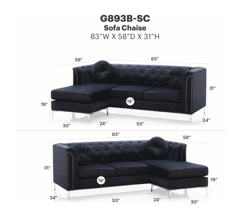 Pompano Sofa Chaise