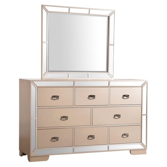 Hollywood Hills Dresser and Mirror