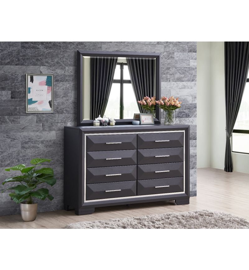 Glory Furniture Louis Phillipe G3105-D Dresser , Gray